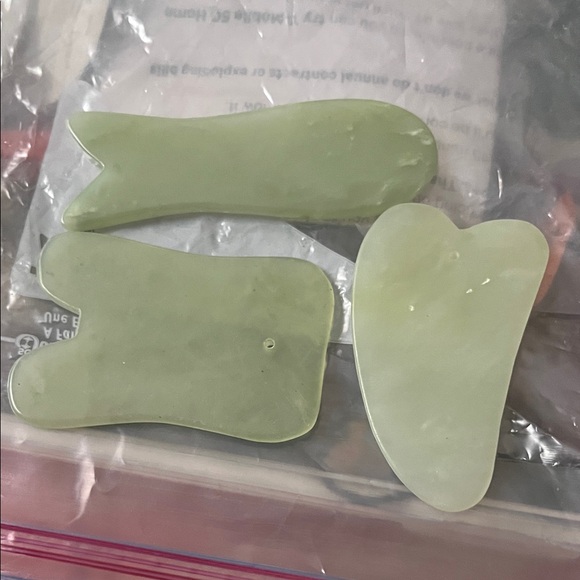 Jade Gua Sha Facial Massage Tool Set